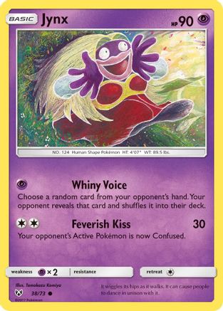 Jynx (38) Reverse Holofoil - Shining Legends