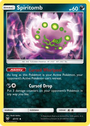 Spiritomb (47) Reverse Holofoil - Shining Legends