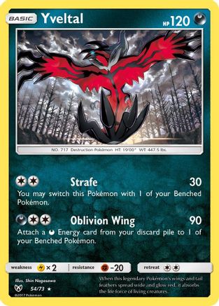 Yveltal (54) Reverse Holofoil - Shining Legends