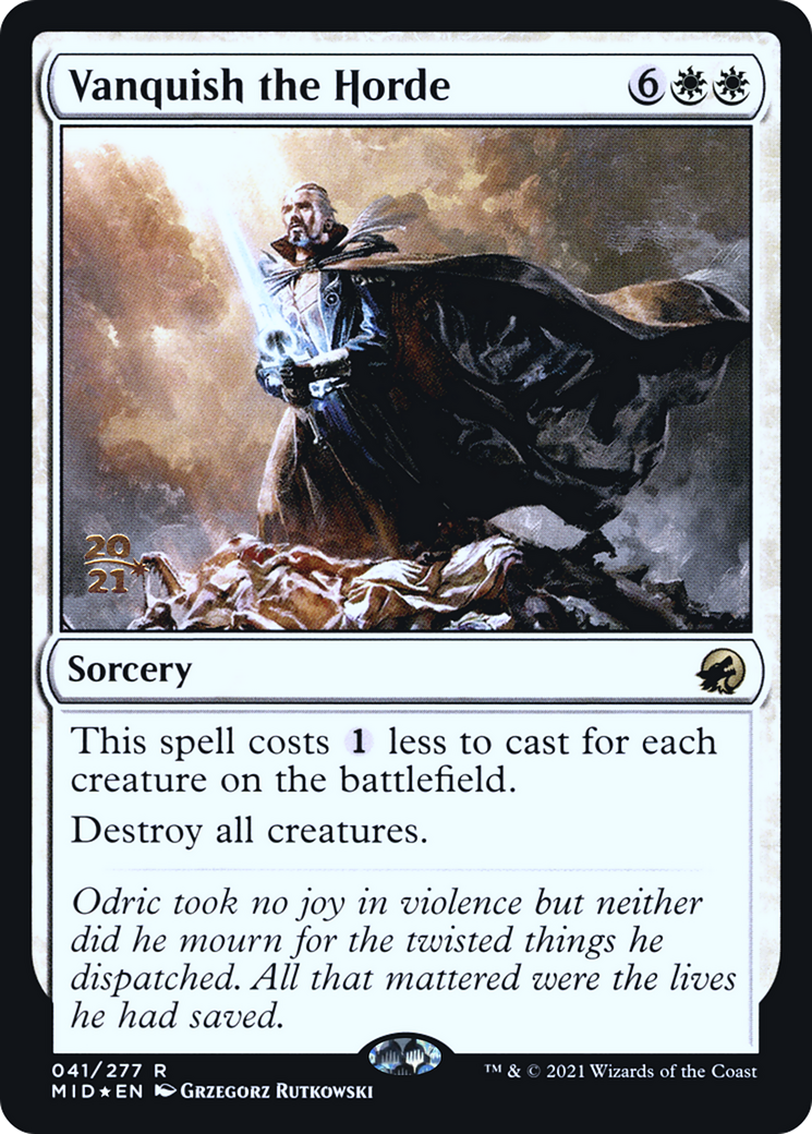 Vanquish the Horde [Innistrad: Midnight Hunt Prerelease Promos] | Silver Goblin