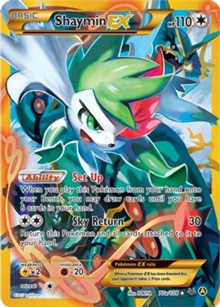 Shaymin EX - 77a/108 (77a) Holofoil - Alternate Art Promos