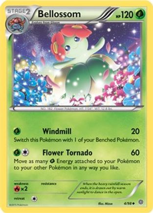 Bellossom - 4/98 (Cosmos Holo) (4) Holofoil - Miscellaneous Cards & Products