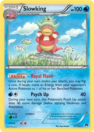 Slowking (21/122) (Cosmos Holo) [XY: BREAKpoint] | Silver Goblin