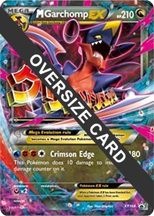 M Garchomp EX (XY168) (Jumbo Card) [XY: Black Star Promos] | Silver Goblin