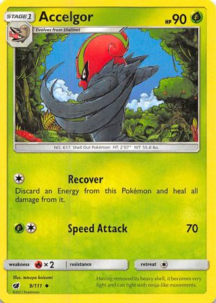 Accelgor (9) Reverse Holofoil - SM  Crimson Invasion