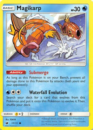 Magikarp (17/111) [Sun & Moon: Crimson Invasion] | Silver Goblin