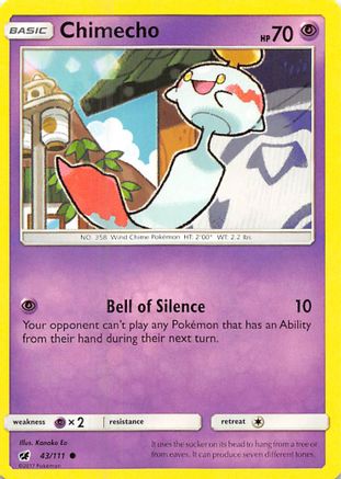 Chimecho (43) Reverse Holofoil - Crimson Invasion