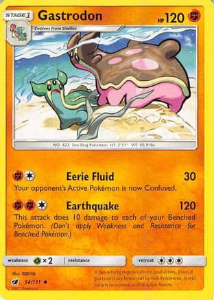 Gastrodon (54) Reverse Holofoil - Crimson Invasion