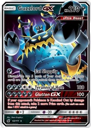 Guzzlord GX (63) Holofoil - Crimson Invasion