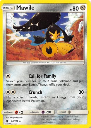 Mawile (64) Reverse Holofoil - Crimson Invasion