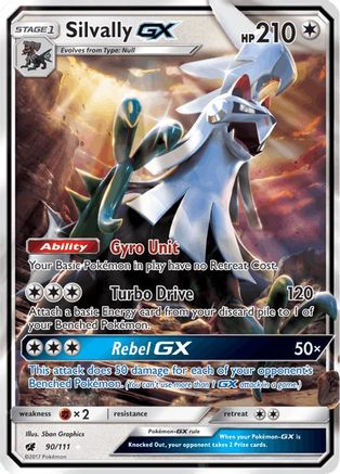 Silvally GX (90) Holofoil - SM  Crimson Invasion