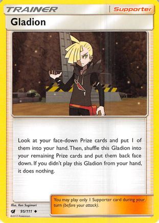 Gladion (95) Reverse Holofoil - Crimson Invasion