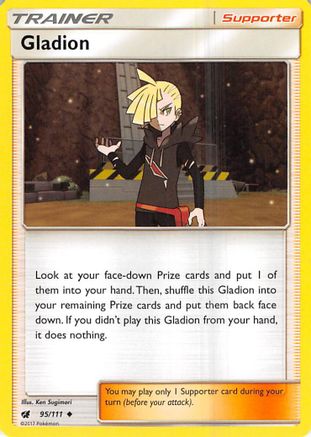 Gladion (95/111) [Sun & Moon: Crimson Invasion]