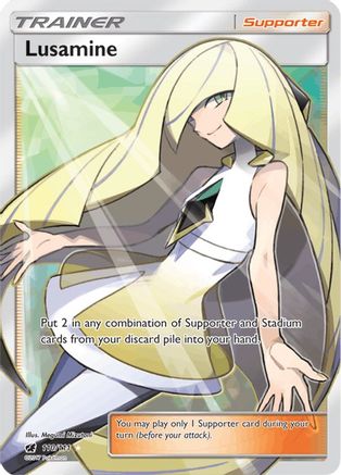 Lusamine (Full Art) (110) Holofoil - Crimson Invasion