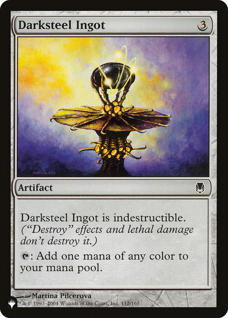 Darksteel Ingot [The List Reprints] | Silver Goblin