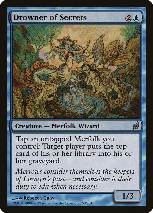 Drowner of Secrets [Lorwyn] Foil