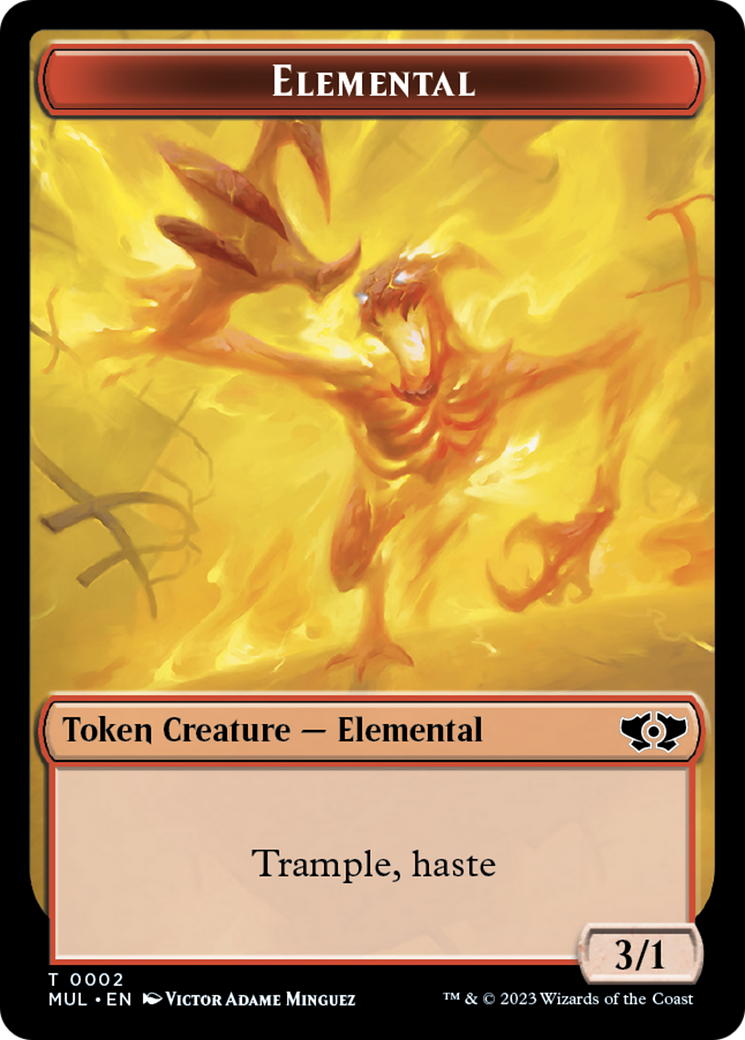 Elemental Token [Multiverse Legends Tokens] | Silver Goblin