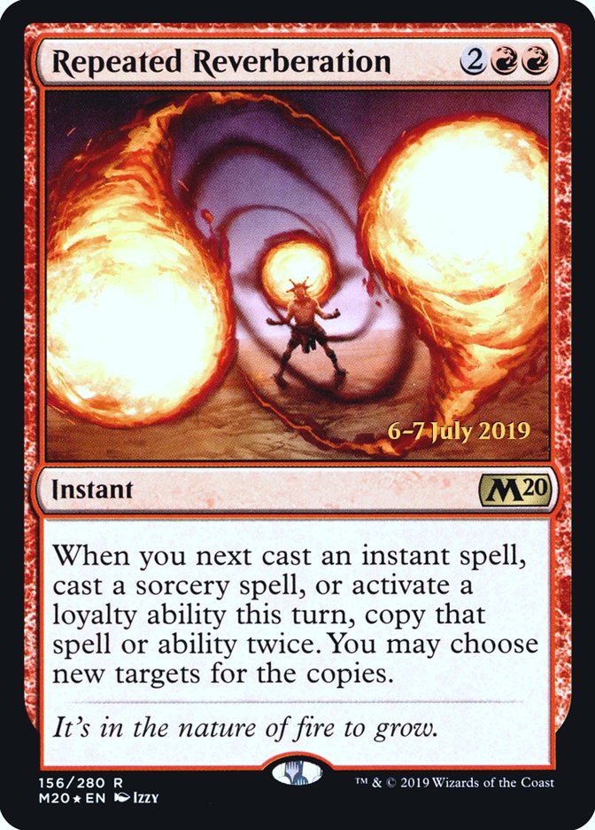 Repeated Reverberation [Core Set 2020 Prerelease Promos] | Silver Goblin