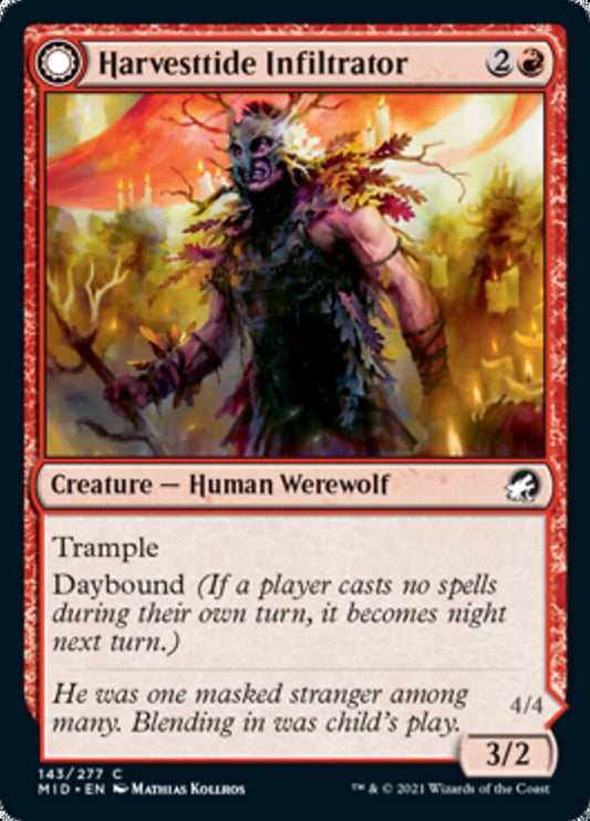 Harvesttide Infiltrator // Harvesttide Assailant [Innistrad: Midnight Hunt] Foil