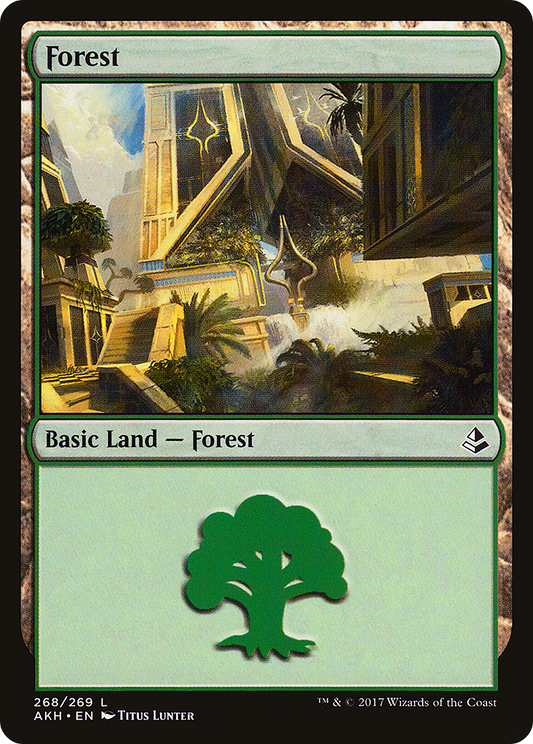 Forest (268) [Amonkhet] Foil