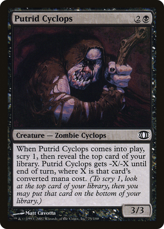 Putrid Cyclops [Future Sight] Foil