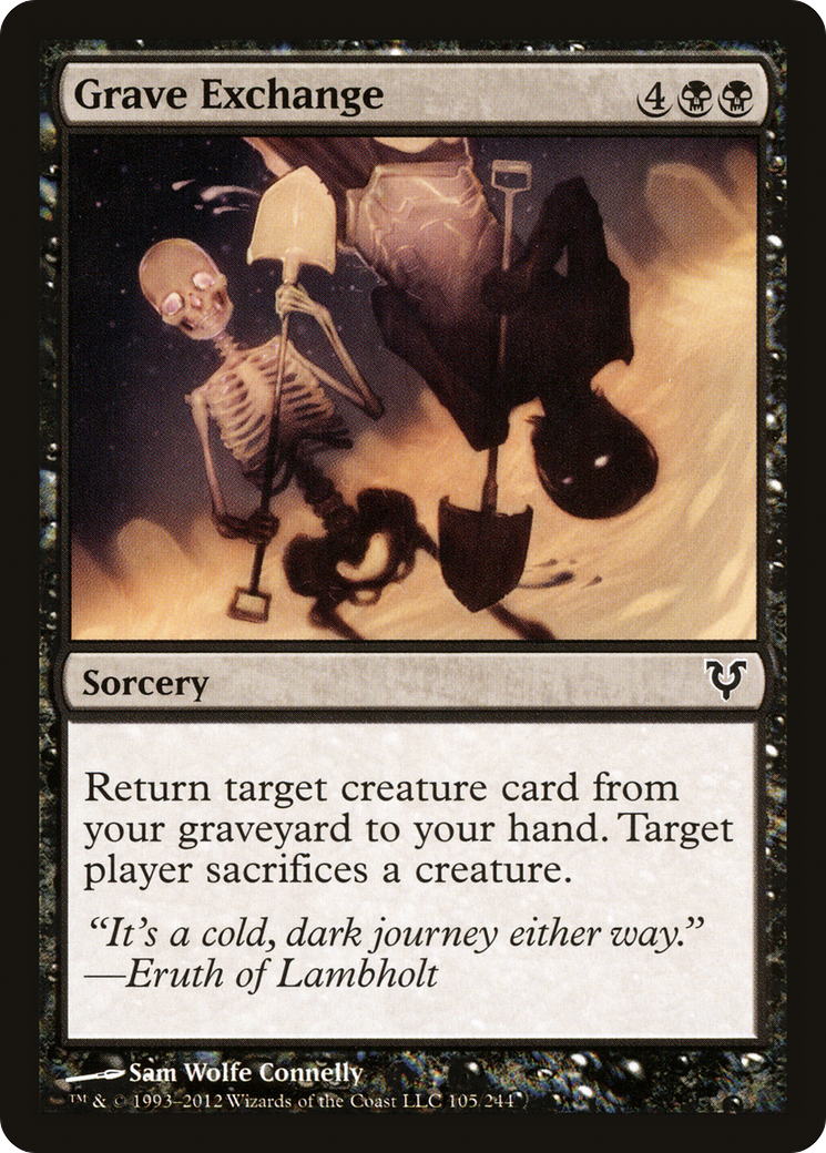 Grave Exchange [Avacyn Restored] Foil