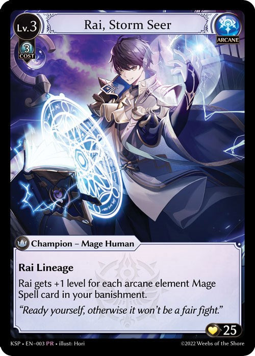 Rai, Storm Seer (3) [Promotional Cards] | Silver Goblin