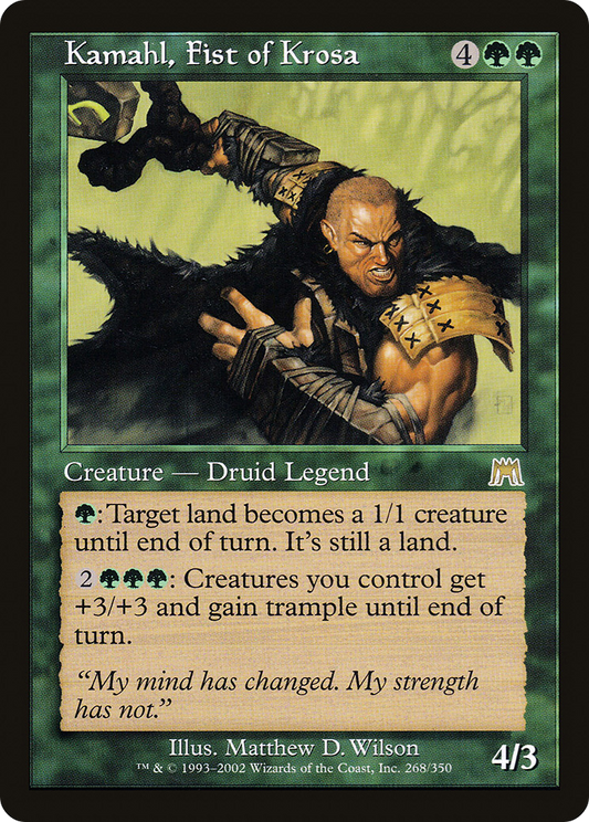 Kamahl, Fist of Krosa [Onslaught] Foil