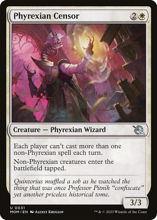 Phyrexian Censor [March of the Machine] Foil