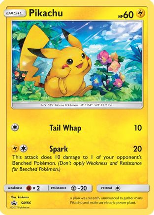 Pikachu - SM86 (SM86) Holofoil - SM Promos