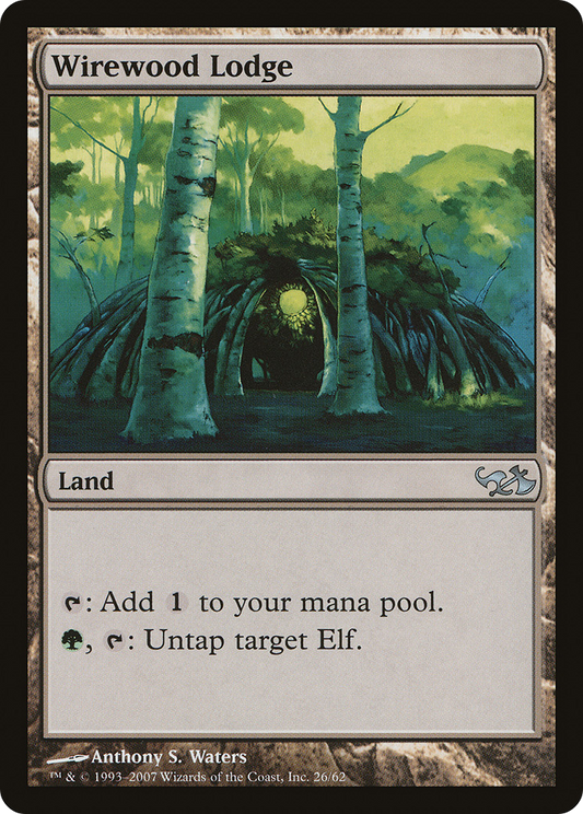 Wirewood Lodge [Duel Decks: Elves vs. Goblins] Foil