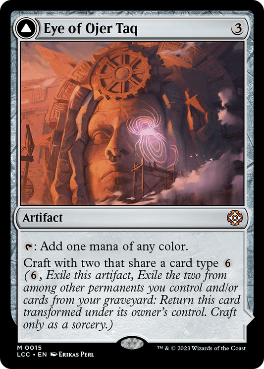 Eye of Ojer Taq // Apex Observatory [The Lost Caverns of Ixalan Commander] Foil