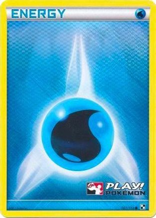 Water Energy (107/114) (Play Pokemon Promo) [Black & White: Base Set] | Silver Goblin