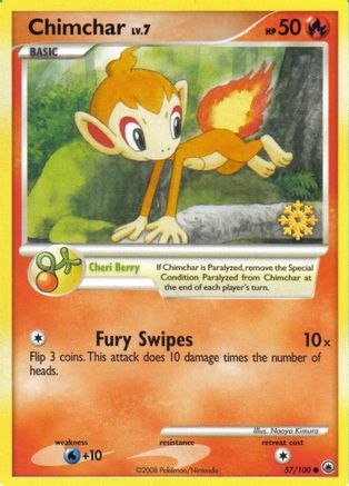 Chimchar (57/100) [Countdown Calendar Promos] | Silver Goblin