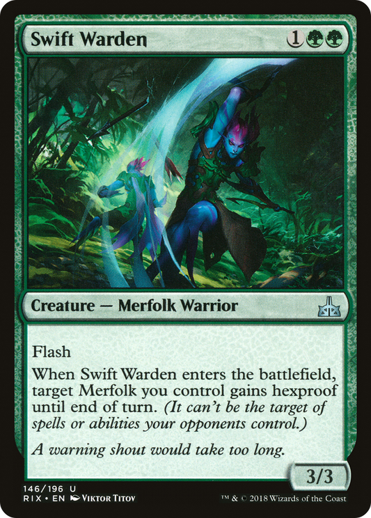 Swift Warden [Rivals of Ixalan] Foil