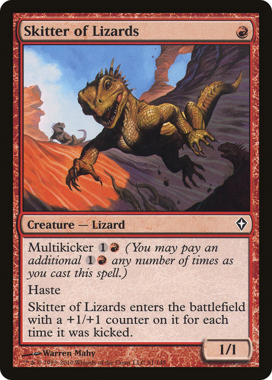 Skitter of Lizards [Worldwake] Foil