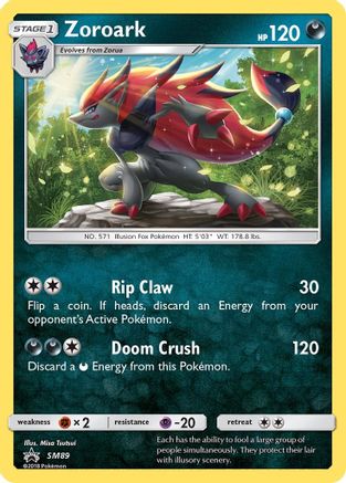 Zoroark (SM89) [Sun & Moon: Black Star Promos] | Silver Goblin