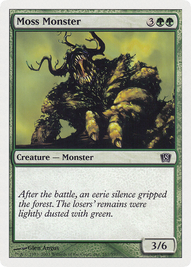 Moss Monster (267) Foil - Eighth Edition