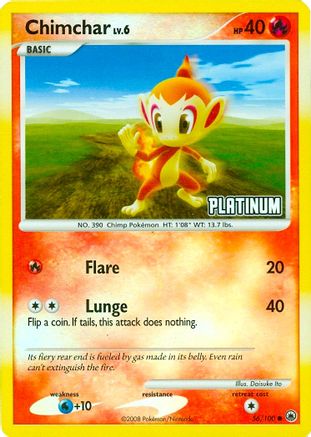 Chimchar (56/100) [Burger King Promos: 2009 Collection] | Silver Goblin