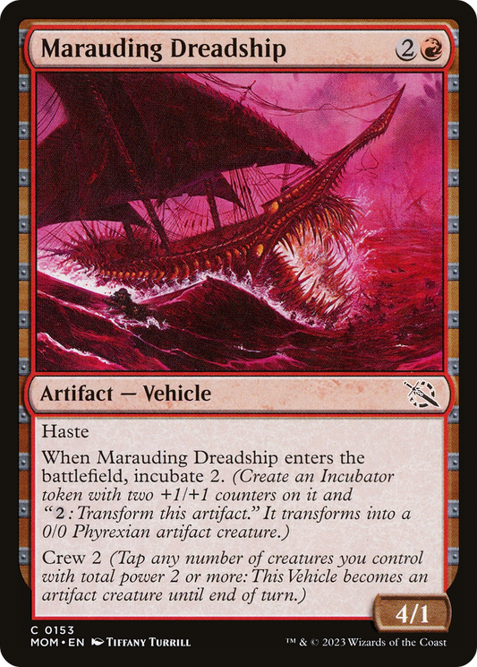 Marauding Dreadship [March of the Machine] Foil