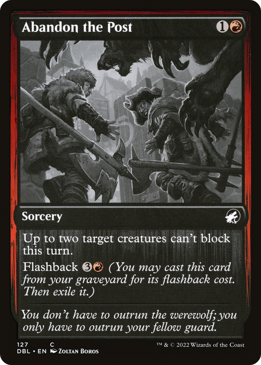 Abandon the Post [Innistrad: Double Feature] Foil