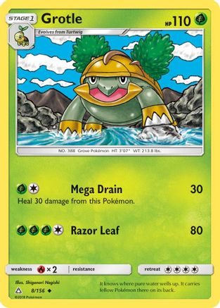 Grotle (8/156) [Sun & Moon: Ultra Prism] | Silver Goblin