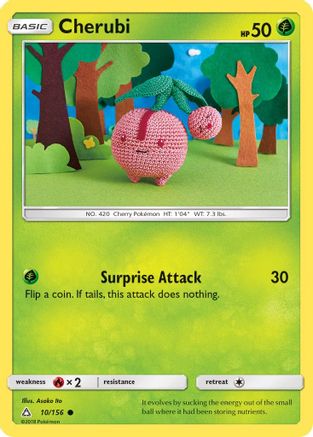 Cherubi (10/156) [Sun & Moon: Ultra Prism] Reverse Holofoil