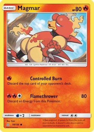 Magmar (18) Reverse Holofoil - SM  Ultra Prism