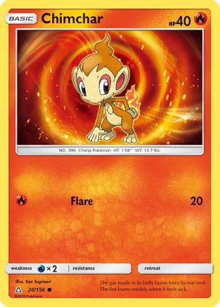 Chimchar (20) Reverse Holofoil - Ultra Prism