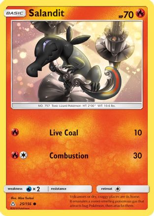 Salandit (25/156) [Sun & Moon: Ultra Prism] | Silver Goblin