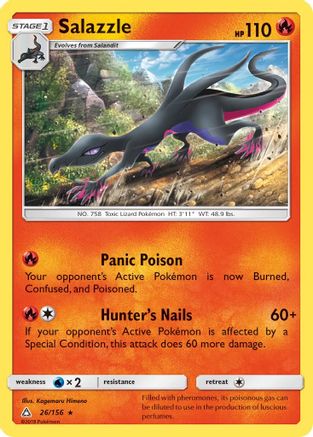 Salazzle (26) Reverse Holofoil - Ultra Prism