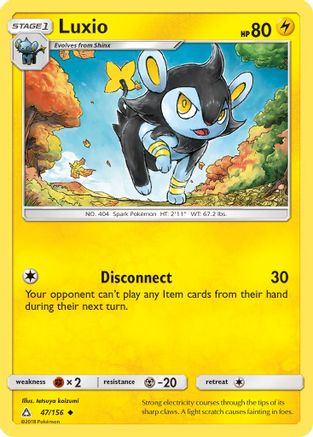 Luxio (47/156) [Sun & Moon: Ultra Prism] Reverse Holofoil