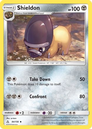 Shieldon (84/156) [Sun & Moon: Ultra Prism] | Silver Goblin