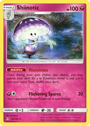Shiinotic (93) Reverse Holofoil - Ultra Prism